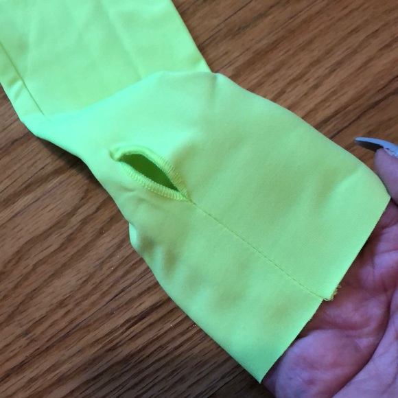 Neon Long Sleeve Midi Dress - Picture 3 of 5